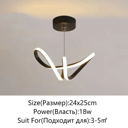 Plafonnier LED moderne à intensité variable pour balcon et couloir 110-220V
