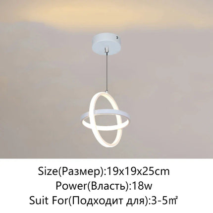 Plafonnier LED moderne à intensité variable pour balcon et couloir 110-220V