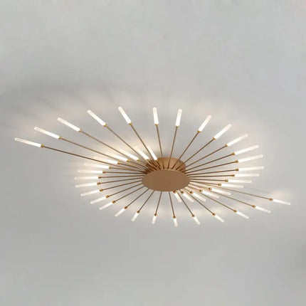 Plafonnier moderne LED en aluminium pour intérieur, lumière blanche neutre 4000K