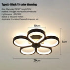 B-Noir / AC 90-260V / 3 Couleurs (Chaud, neutre, froid) Temperature