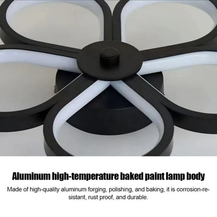 Plafonnier LED moderne minimaliste en aluminium pour salon et couloir, lumière chaude réglable