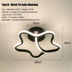 A-Noir / AC 90-260V / 3 Couleurs (Chaud, neutre, froid) Temperature