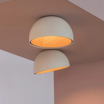 Plafonnier Incliné en Bois au Design Nordique Moderne pour Salon et Hall