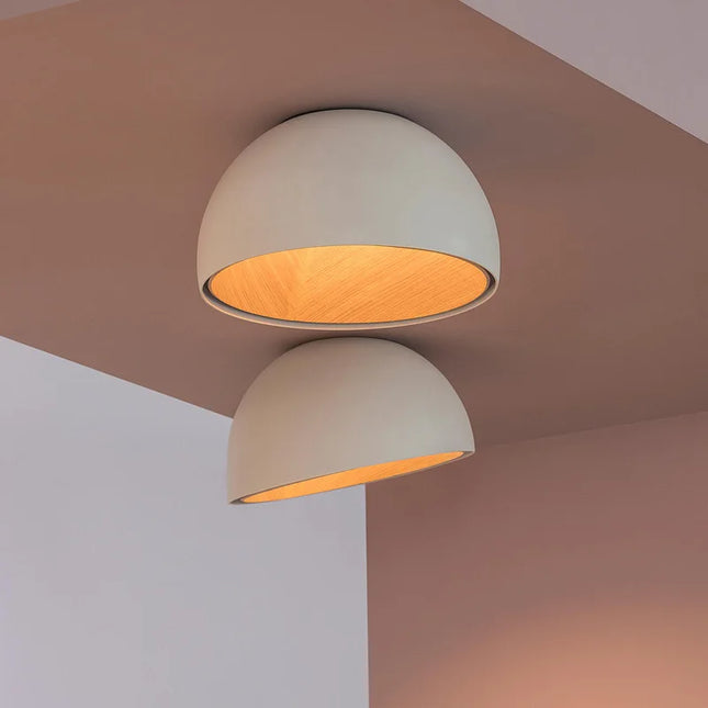 Plafonnier Incliné en Bois au Design Nordique Moderne pour Salon et Hall