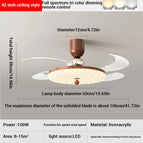 B-plafond Lumière fan / 3 Couleurs (Chaud, neutre, froid) Télécommande / 110 V