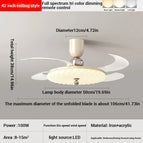A-plafond Lumière fan / 3 Couleurs (Chaud, neutre, froid) Télécommande / 110 V