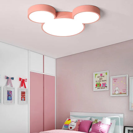 Plafonnier LED Design Nordique Créatif avec Télécommande, Luminaire Décoratif pour Salon et Enfant