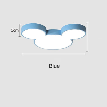 Plafonnier LED Design Nordique Créatif avec Télécommande, Luminaire Décoratif pour Salon et Enfant