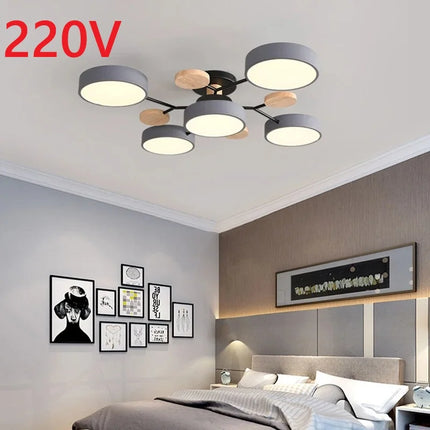 Plafonnier LED 3 Couleurs, Luminaire Moderne pour Salon et Bureau
