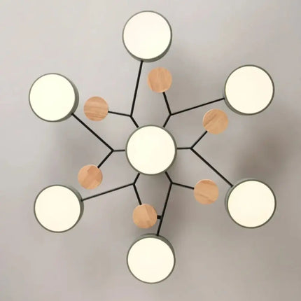 Plafonnier LED 3 Couleurs, Luminaire Moderne pour Salon et Bureau