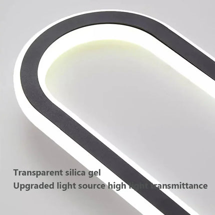 Plafonnier LED moderne en aluminium pour salon et salle à manger, lumière chaude