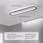Noir L60cm / Naturell Blanc(sans télécommete)