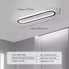 Noir L30cm / Lumière chaude(sans télécommete)