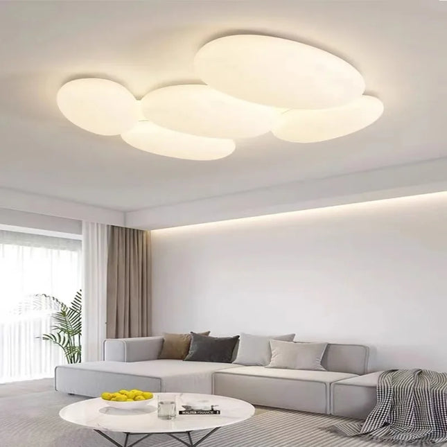 Plafonnier Nordique Minimaliste en Acrylique, Lumière Blanche Laiteuse, Éclairage Esthétique pour Chambre et Restaurant