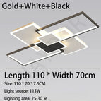 Noir L110xW70xH7cm / Lumière chaude 3000K