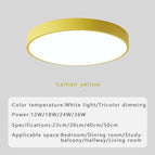 Jaune / Lumière Blanche-6000k / D23CM-12W