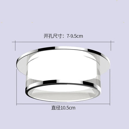 Plafonnier LED intégré en cristal et verre pour ambiance moderne et cosy