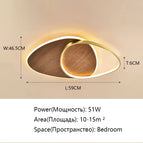 Noyer bois 59cm / changeable sans télécommande
