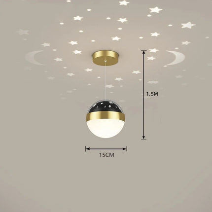 Plafonnier LED 20W Nordique Créatif Étoile Ciel en Acrylique pour Couloir et Chambre