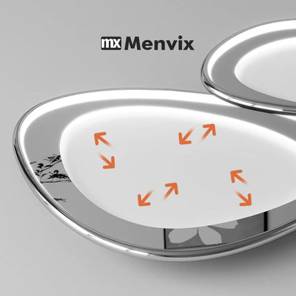 Plafonnier LED Menvix en aluminium chrome design moderne lumière chaude