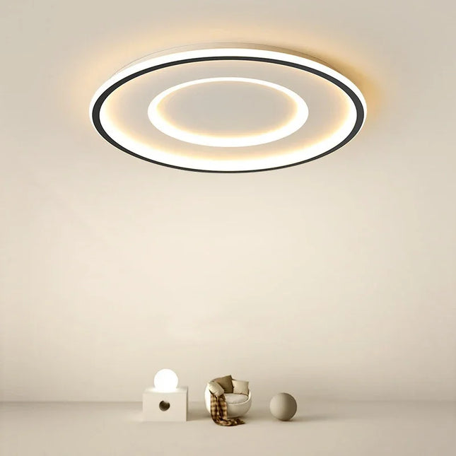 Plafonnier LED moderne en aluminium, éclairage décoratif pour intérieur