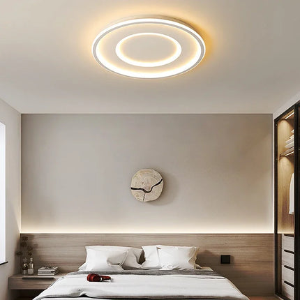 Plafonnier LED moderne en aluminium, éclairage décoratif pour intérieur