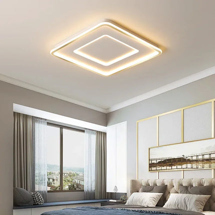 Plafonnier LED moderne en aluminium, éclairage décoratif pour intérieur