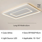 Oval Blanc L90CM / Lumière Froide Blanc