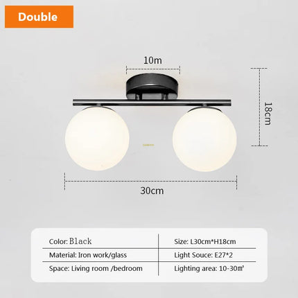 Plafonnier LED G9/E27 en verre blanc laiteux, design moderne et minimaliste