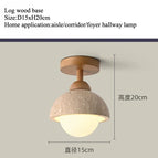 D Log bois base / Lumière chaude