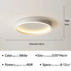 Blanc 30cm / Lumière Froide Blanc(sans télécommete)