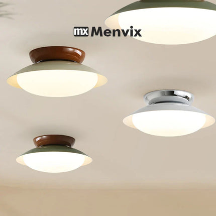 Plafonnier LED design Art Déco en fer, lumière chaude dimmable pour intérieur élégant