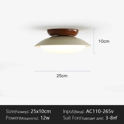 Plafonnier LED design Art Déco en fer, lumière chaude dimmable pour intérieur élégant