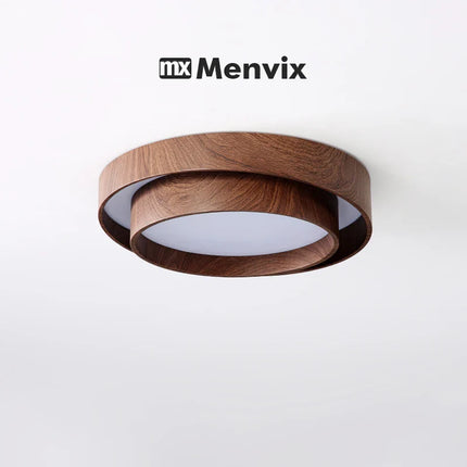 Plafonnier LED Menvix en métal au design nordique, lumière chaude dimmable, pour salon et salle à manger
