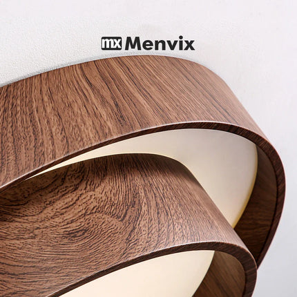 Plafonnier LED Menvix en métal au design nordique, lumière chaude dimmable, pour salon et salle à manger