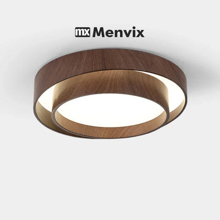 Plafonnier LED Menvix en métal au design nordique, lumière chaude dimmable, pour salon et salle à manger