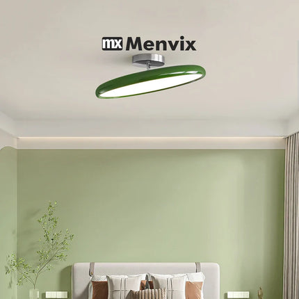 Plafonnier LED Menvix en fer style Art Déco pour ambiance chaleureuse