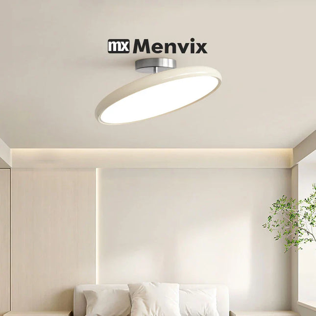 Plafonnier LED Menvix en fer style Art Déco pour ambiance chaleureuse
