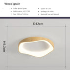 LCL017 Bois 42cm / Lumière chaude-Sans Télécommande