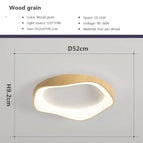 LCL017 Bois 52cm / Lumière chaude-Sans Télécommande