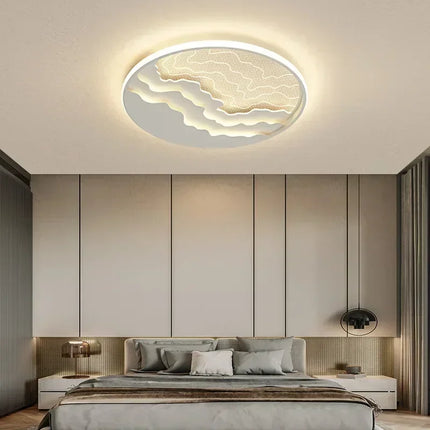 Plafonnier LED moderne étoile lune à intensité variable avec télécommande, abat-jour acrylique pour chambre d'enfants