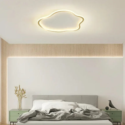 Plafonnier LED suspendu design nordique en acrylique et métal, éclairage intérieur cosy