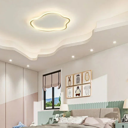 Plafonnier LED suspendu design nordique en acrylique et métal, éclairage intérieur cosy