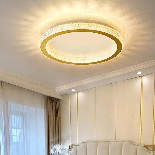 Plafonnier LED Moderne en Aluminium, Luminaire Décoratif pour Salon et Chambre