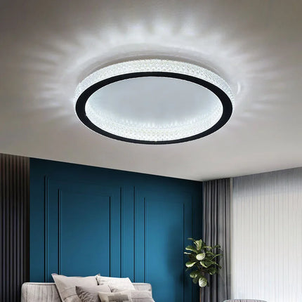 Plafonnier LED Moderne en Aluminium, Luminaire Décoratif pour Salon et Chambre