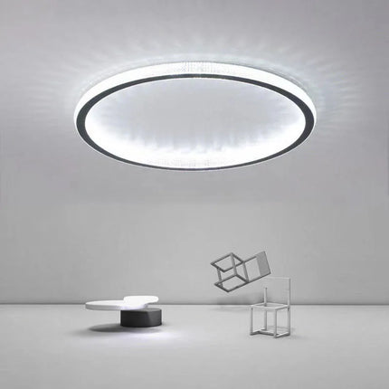 Plafonnier LED Moderne en Aluminium, Luminaire Décoratif pour Salon et Chambre