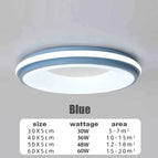 Bleu / Lumière Blanche-6000K / D30CM-30W