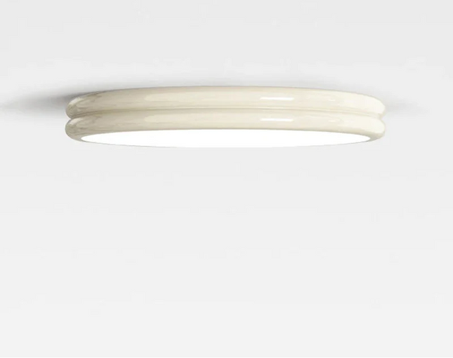 Plafonnier LED Design Moderne en Fer, Lumière Chaude et Variable pour Intérieur
