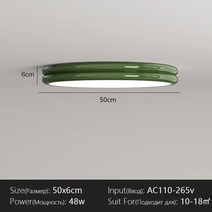 Plafonnier LED Design Moderne en Fer, Lumière Chaude et Variable pour Intérieur