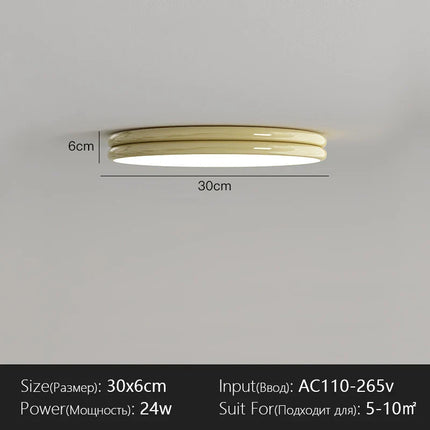 Plafonnier LED Design Moderne en Fer, Lumière Chaude et Variable pour Intérieur